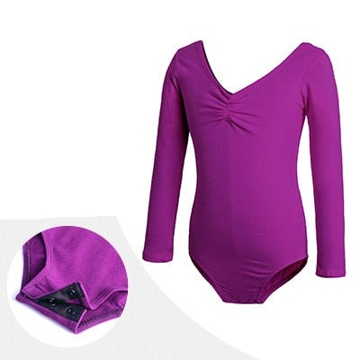 Gymnastics Leotard Ballet Leotards Clothes Dance Wear Bodysuits Black Dance Leotards Cotton Bodysuit for Dancing