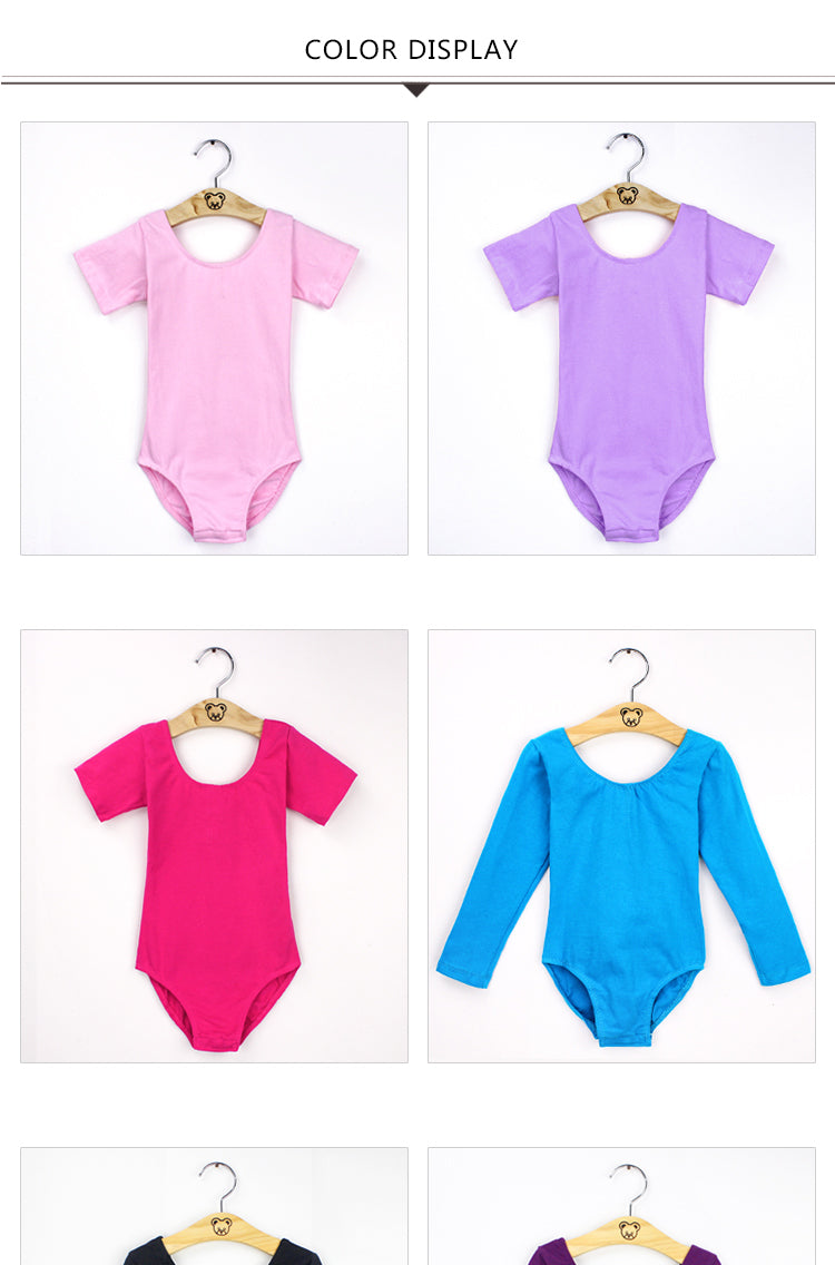 Gymnastics Leotard Ballet Leotards Clothes Dance Wear Bodysuits Black Dance Leotards Cotton Bodysuit for Dancing