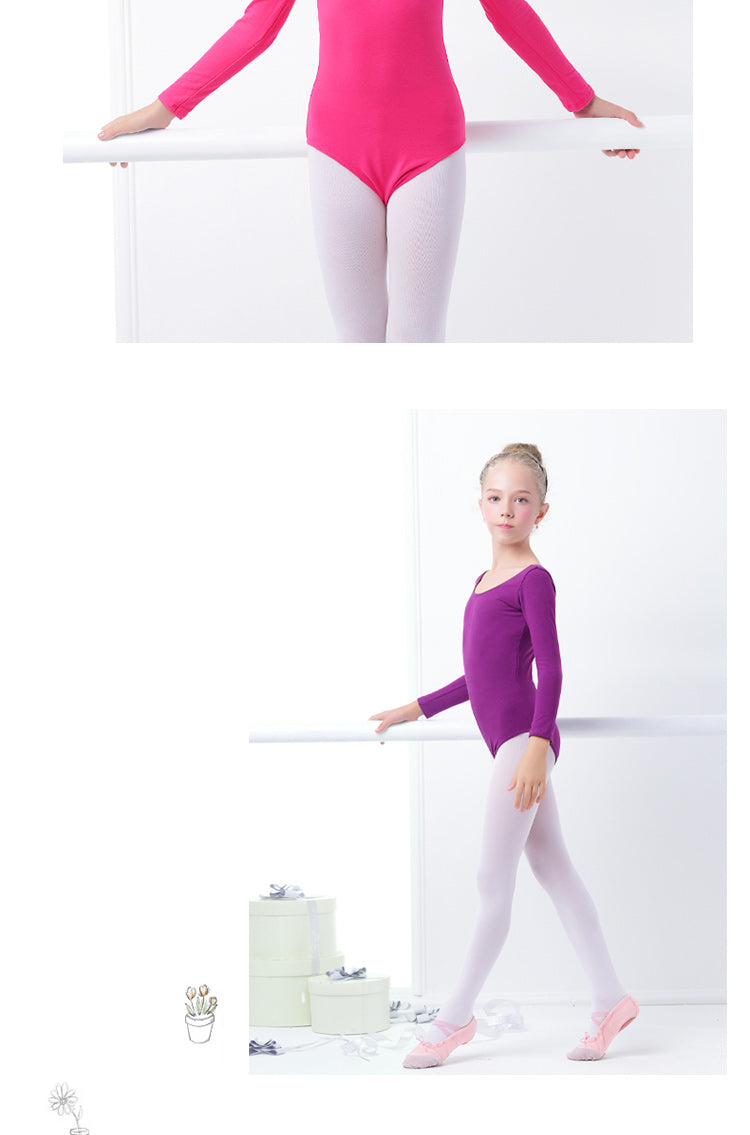 Gymnastics Leotard Ballet Leotards Clothes Dance Wear Bodysuits Black Dance Leotards Cotton Bodysuit for Dancing