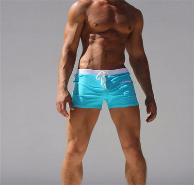 Sexy Swimsuit Swimwear Men maillot de bain Mens Swim Briefs Beach Shorts Swimming Trunks