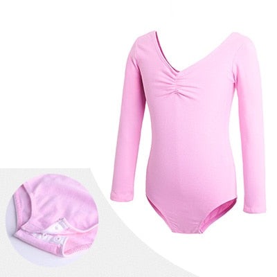 Gymnastics Leotard Ballet Leotards Clothes Dance Wear Bodysuits Black Dance Leotards Cotton Bodysuit for Dancing
