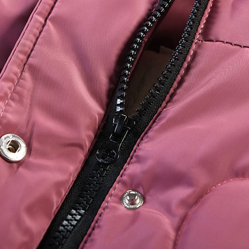 Hooded Jacket Winter Warm Thick Long Coats Girls Jackets 4 5 6 7 Years Children Clothes Thick Outerwear