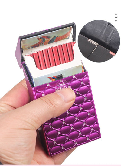 Long Slim Cigarette Case Cover For Thin Cigarettes Case Hard Plastic Tobacco Box