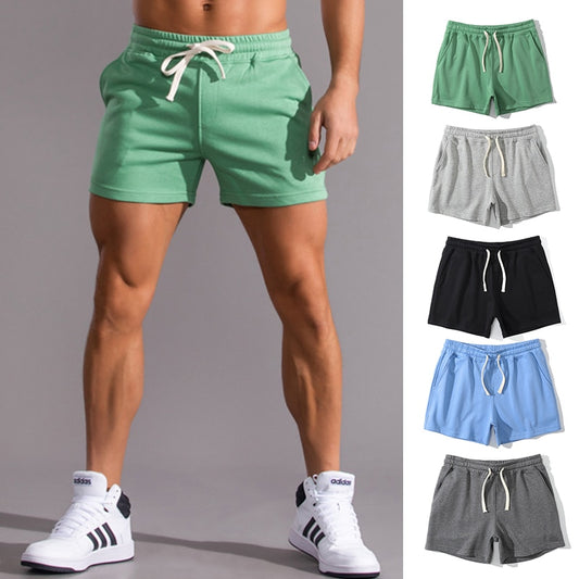 Cotton Casual Jogging Shorts Quick Dry Fitness Running Shorts Fashion Men Short Pants
