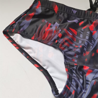 Swimwear With Push-Up Multicolor Trunks Boxer Hi-Q Sexy Men Breathable Swim Suit Speed Matching Beach Shorts