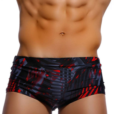 Swimwear With Push-Up Multicolor Trunks Boxer Hi-Q Sexy Men Breathable Swim Suit Speed Matching Beach Shorts