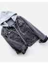 Winter Women Jean Jacket Pockets Button Soft Hooded Warm Outerwear Hooded Fashion Slim Denim Coats Female