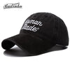 Embroidery Vintage Washed Distressed Baseball Cap Unisex Snapback Hats for Women Men