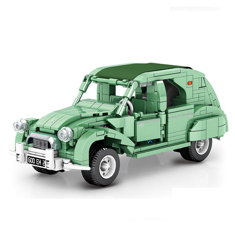 Supercar Racing Technique Moc Building Blocks Brick Vehicle Educational Toys