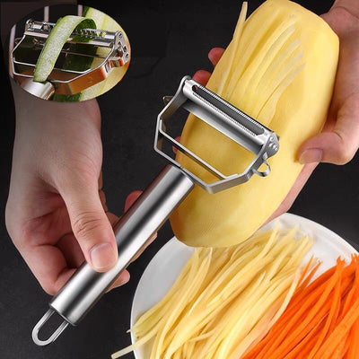 Vegetable Peeler Stainless Steel Double-Head Peeler Household Multiple-Function Fruit And Vegetable Peeler