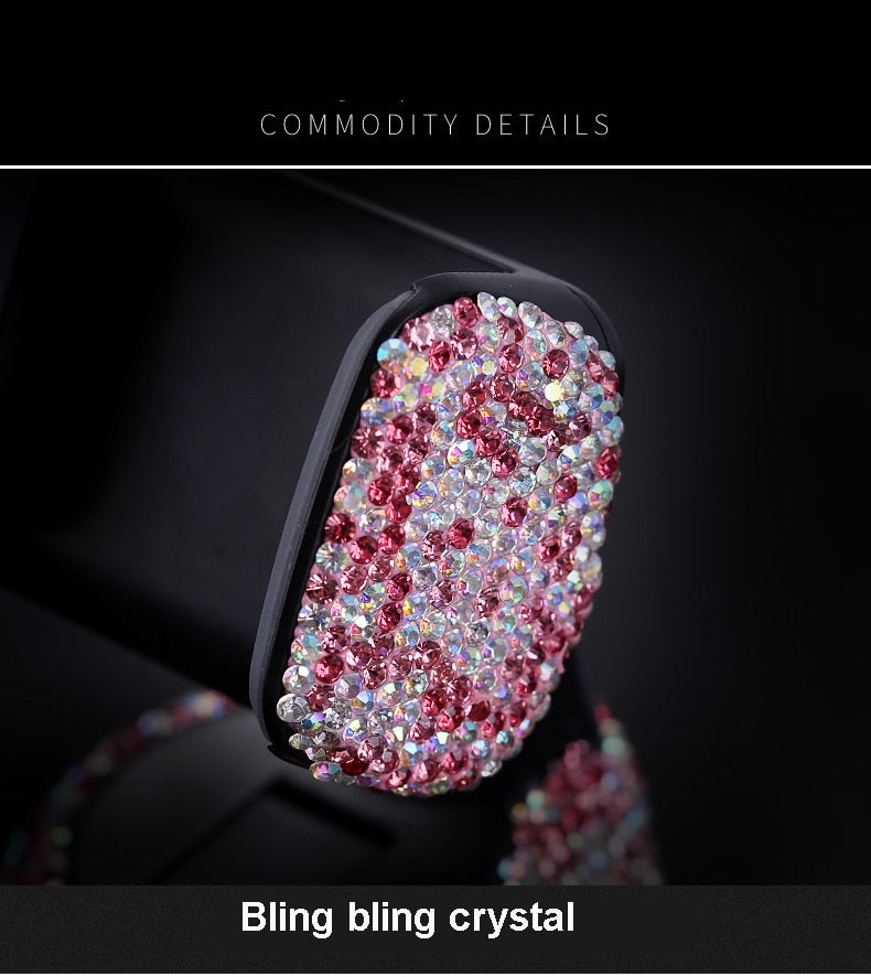 Crystal Rhinestones 360 Degree Car Phone Holder for Car Dashboard Auto Windows and Air Vent
