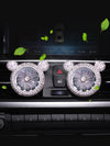 Crystal Diamond Cartoon Car Air Freshener Outlet Vent Clip Car Perfume