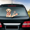 Car Stickers Dog Waving Arm Fun Removable Car Rear Windshield Window Waving Wiper Stickers