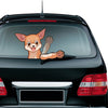 Car Stickers Dog Waving Arm Fun Removable Car Rear Windshield Window Waving Wiper Stickers