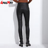 Legging High Waist Pants Winter Women Down Pants Plus Size Velvet Trousers Thickening Slim Thermal