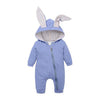 Baby jumpsuit  with big ear newborn baby clothes  Zipper cute kids clothing