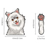 Car Stickers Dog Waving Arm Fun Removable Car Rear Windshield Window Waving Wiper Stickers