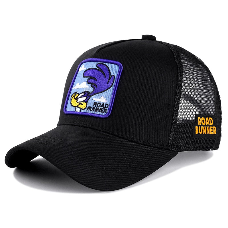 anime cartoon cotton baseball cap men women hip hop dad mesh hat