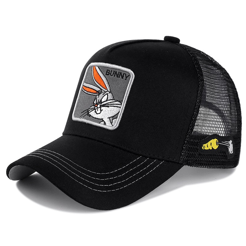 anime cartoon cotton baseball cap men women hip hop dad mesh hat