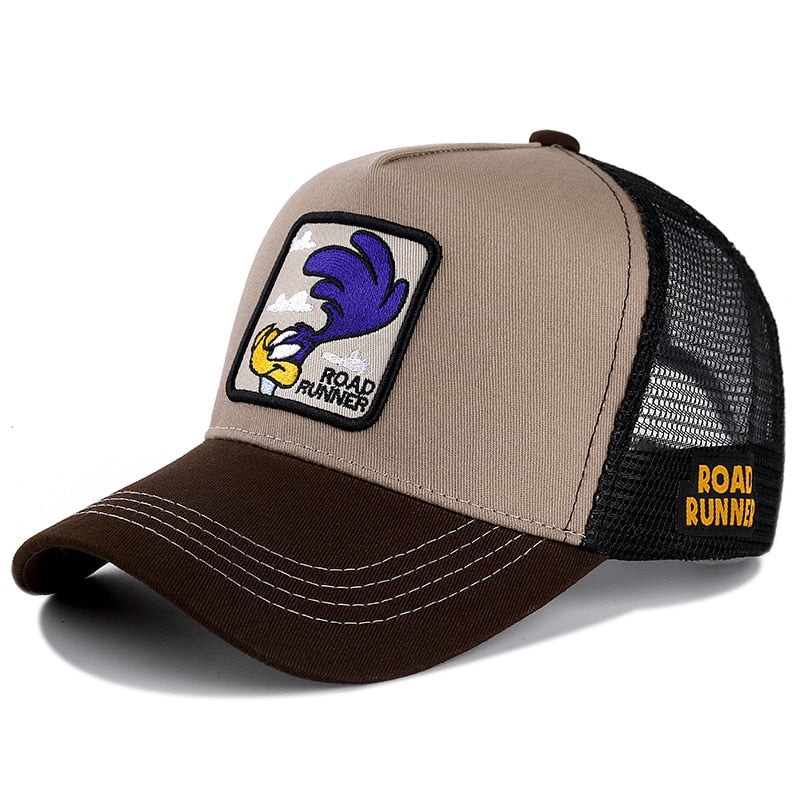 anime cartoon cotton baseball cap men women hip hop dad mesh hat