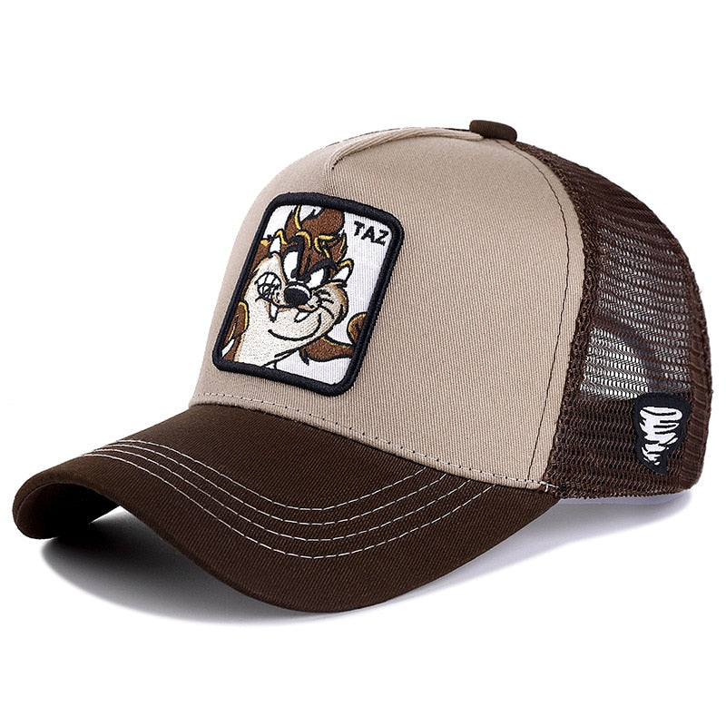 anime cartoon cotton baseball cap men women hip hop dad mesh hat