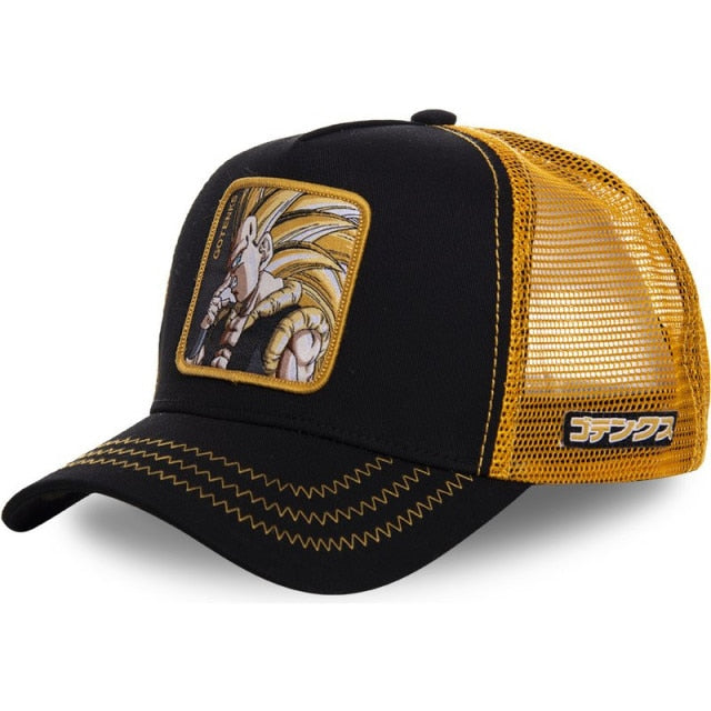 anime cartoon cotton baseball cap men women hip hop dad mesh hat gotenks