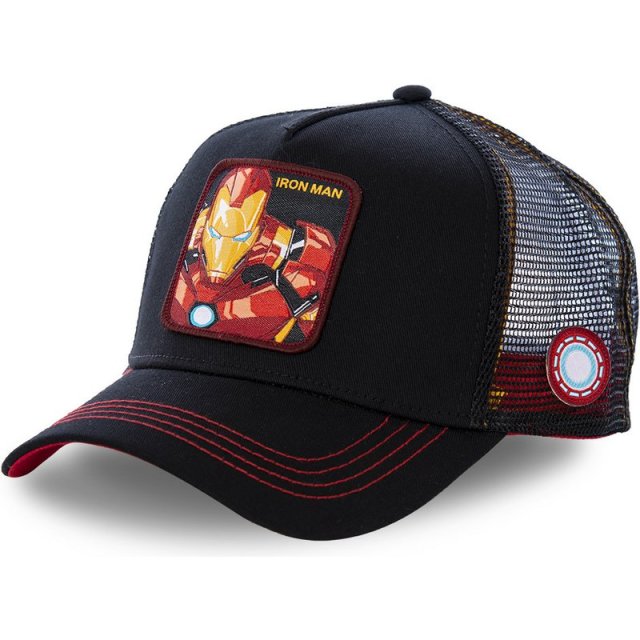 anime cartoon cotton baseball cap men women hip hop dad mesh hat iron man