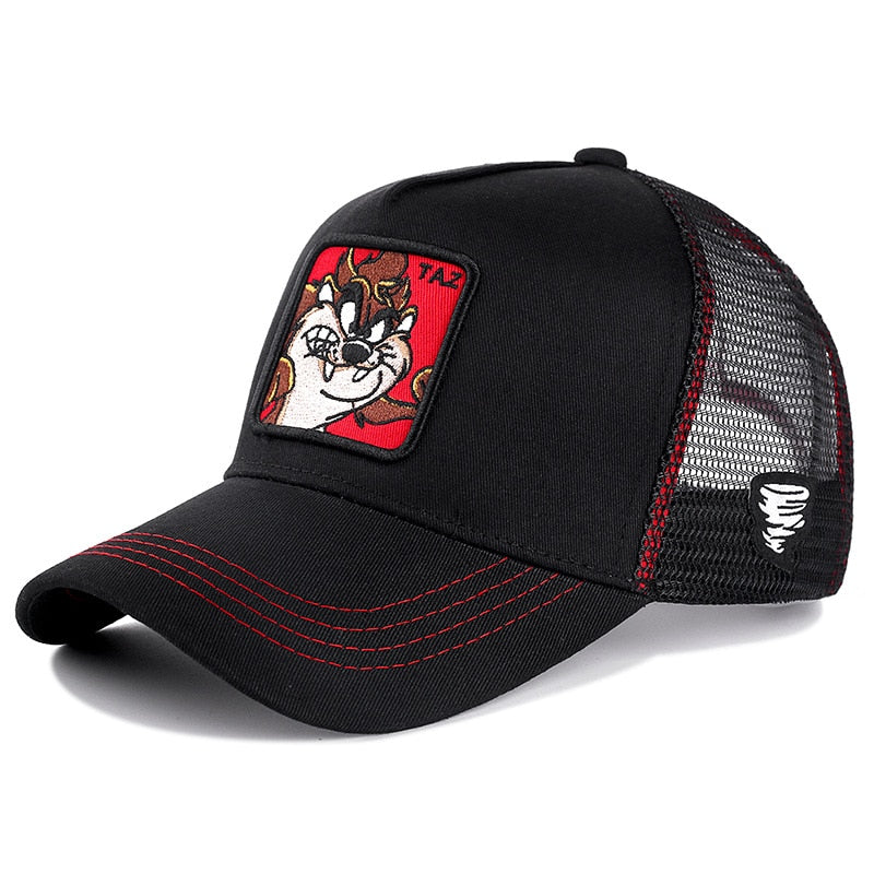 anime cartoon cotton baseball cap men women hip hop dad mesh hat