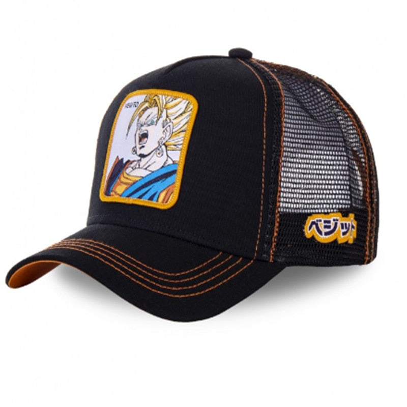 anime cartoon cotton baseball cap men women hip hop dad mesh hat