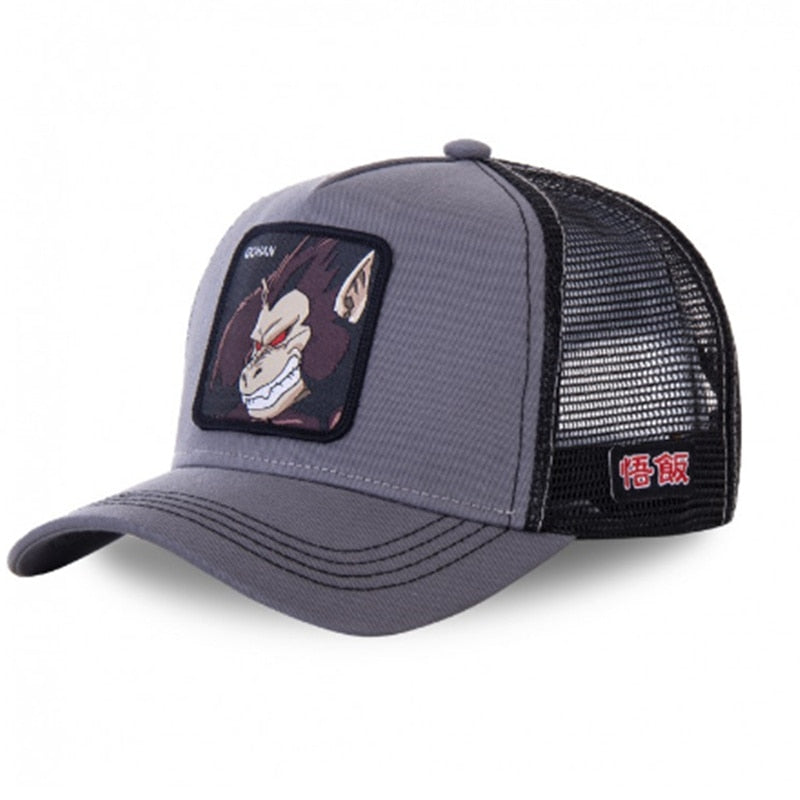 anime cartoon cotton baseball cap men women hip hop dad mesh hat
