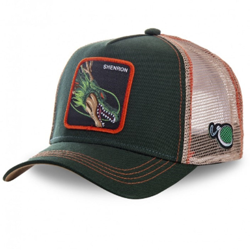 anime cartoon cotton baseball cap men women hip hop dad mesh hat