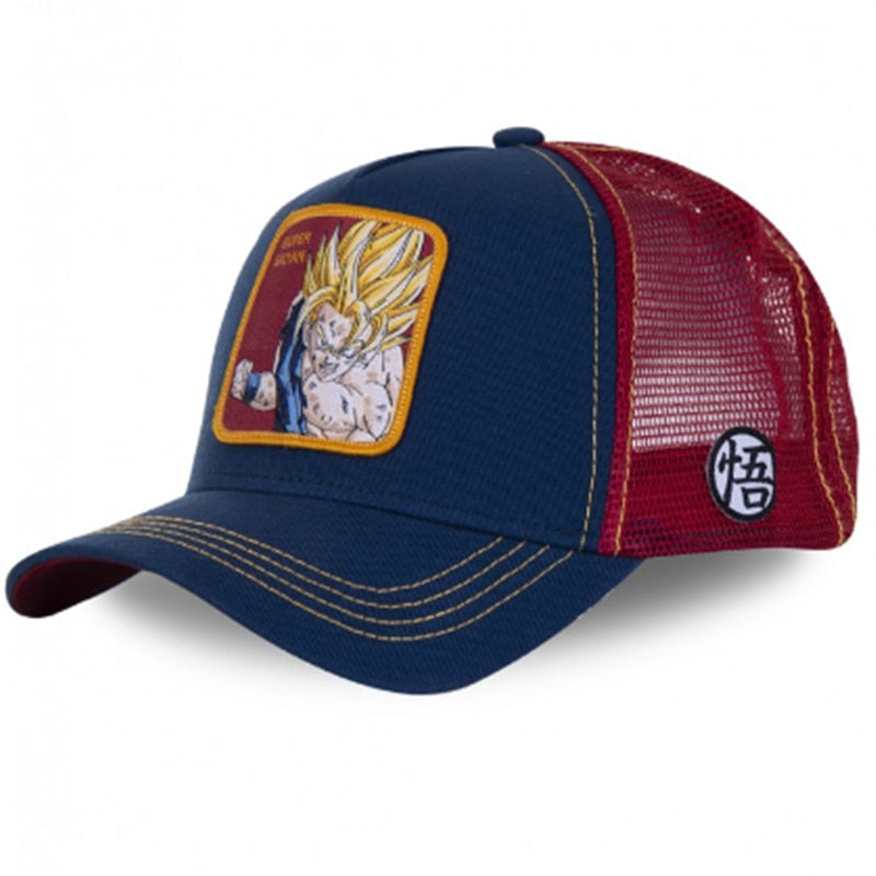 anime cartoon cotton baseball cap men women hip hop dad mesh hat