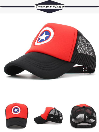 Children Baseball Cap Baby kids Sun Hat America Captain Hip Hop Caps Fashion Girls Boys Snapback hat