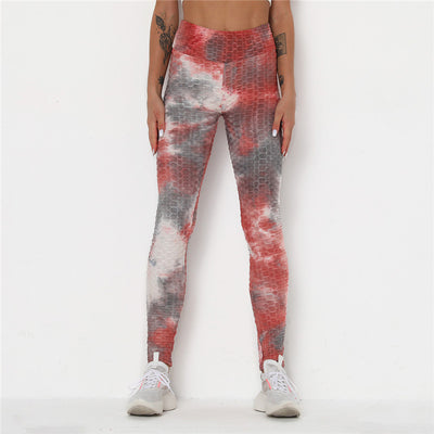 Heart Shape Leggings Women High Waist Pants Patchwork Printed Leggins Big Size High Elastic Fitness Leggings