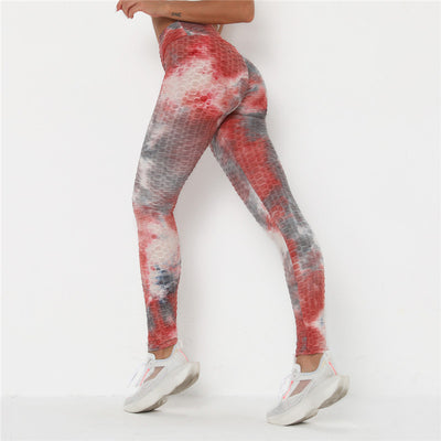 Heart Shape Leggings Women High Waist Pants Patchwork Printed Leggins Big Size High Elastic Fitness Leggings