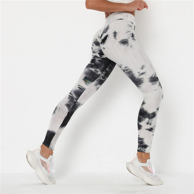 Heart Shape Leggings Women High Waist Pants Patchwork Printed Leggins Big Size High Elastic Fitness Leggings