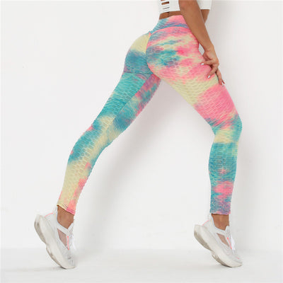 Heart Shape Leggings Women High Waist Pants Patchwork Printed Leggins Big Size High Elastic Fitness Leggings