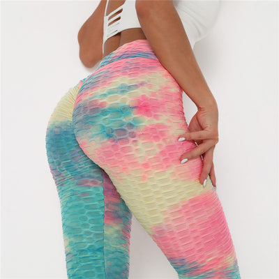 Heart Shape Leggings Women High Waist Pants Patchwork Printed Leggins Big Size High Elastic Fitness Leggings