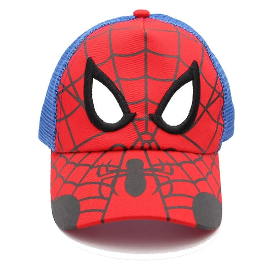 Anime Cartoon Children Baseball Cap Spider Embroidery Snapback Caps Cotton Hip Hop Hat Adjustable Kid Outdoor