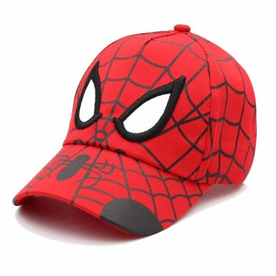 Anime Cartoon Children Baseball Cap Spider Embroidery Snapback Caps Cotton Hip Hop Hat Adjustable Kid Outdoor