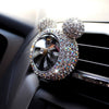 Crystal Diamond Cartoon Car Air Freshener Outlet Vent Clip Car Perfume